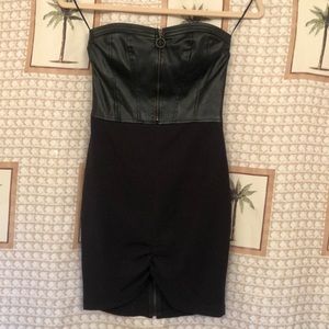 Zara strapless mini dress size S